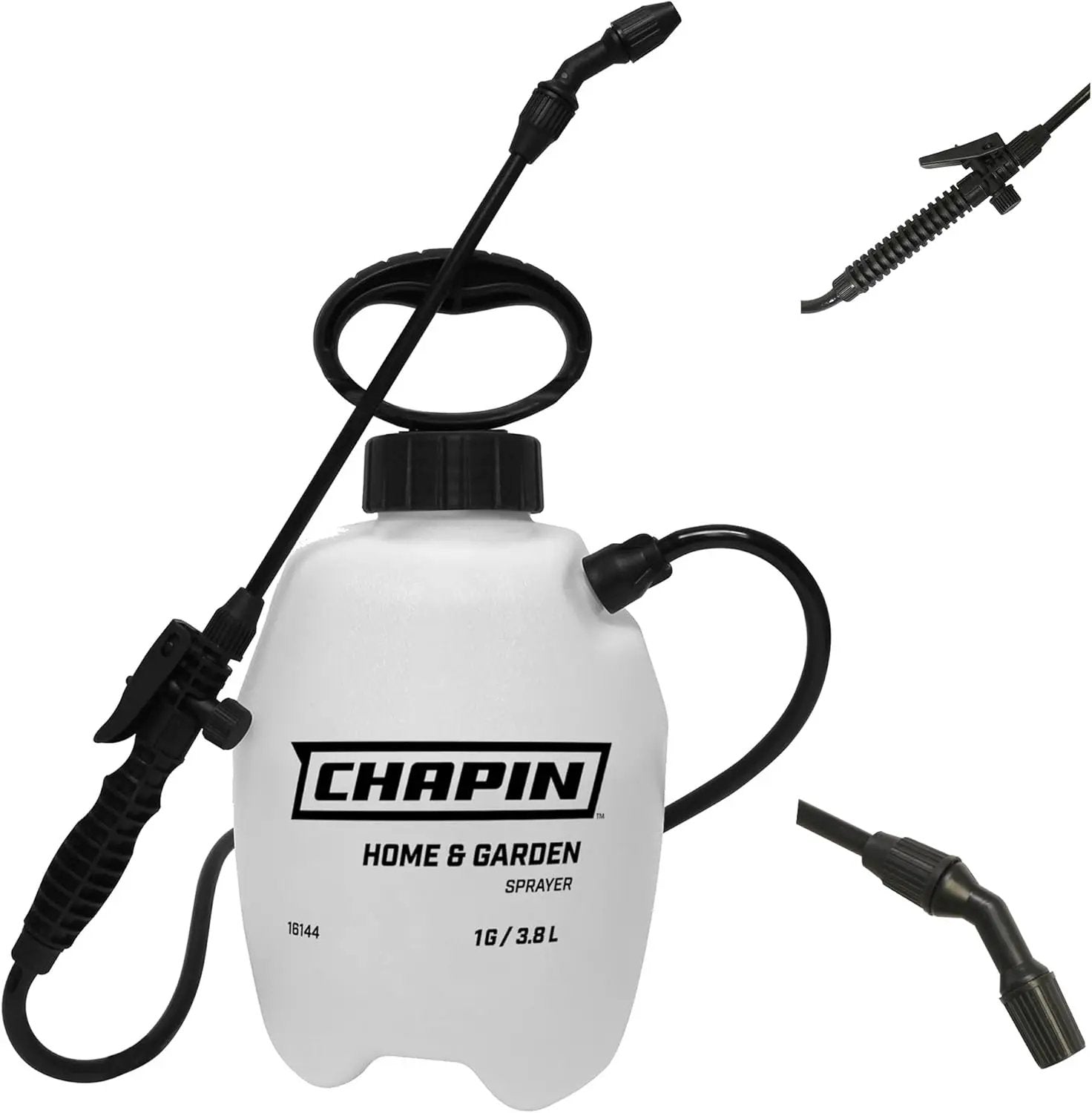 Chapin International 16144 1 Gallon Multipurpose Sprayer for Lawn, Home and Garden,Translucent White by GreenHaven Gardens
