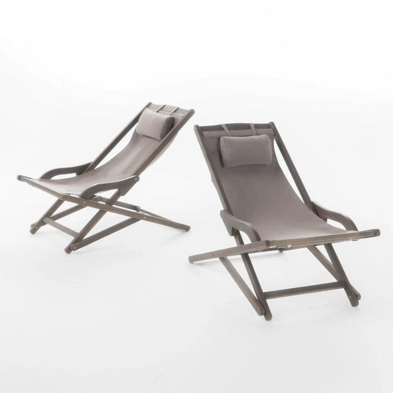 Arcadia Outdoor Sling Chair With Pillow by HouseOfZazla