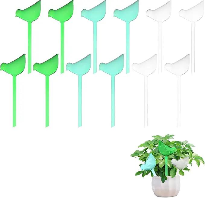 12PCS Plant Watering Globes, Bird Shaped Watering Bulbs for Outdoor Plants, Automatic Self Watering Spikes Plant Watering Bulbs for Indoor Outdoor Plants, Gifts for Plant Lovers by GreenHaven Gardens