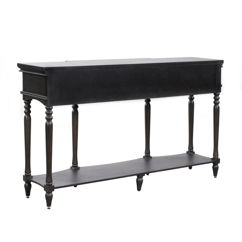 Retro Console Table With 3 Soft Close Drawers by HouseOfZazla