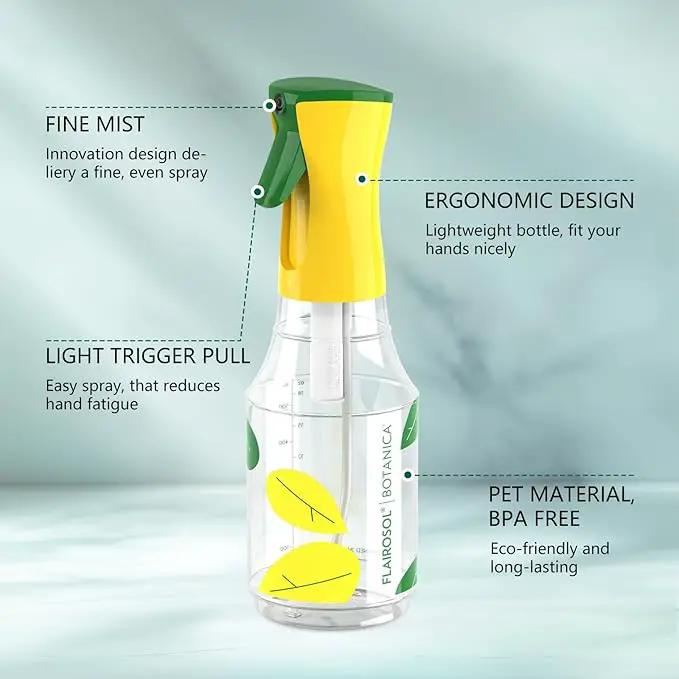 FLAIROSOL BOTANICA Plant Mister Water Spray Bottle, 24 oz 700 ML Mist Sprayer for Plants, Continuous Ultra Fine Mister Spray Bottle - Leak Proof - for Flowers, Gardening, Houseplants by GreenHaven Gardens