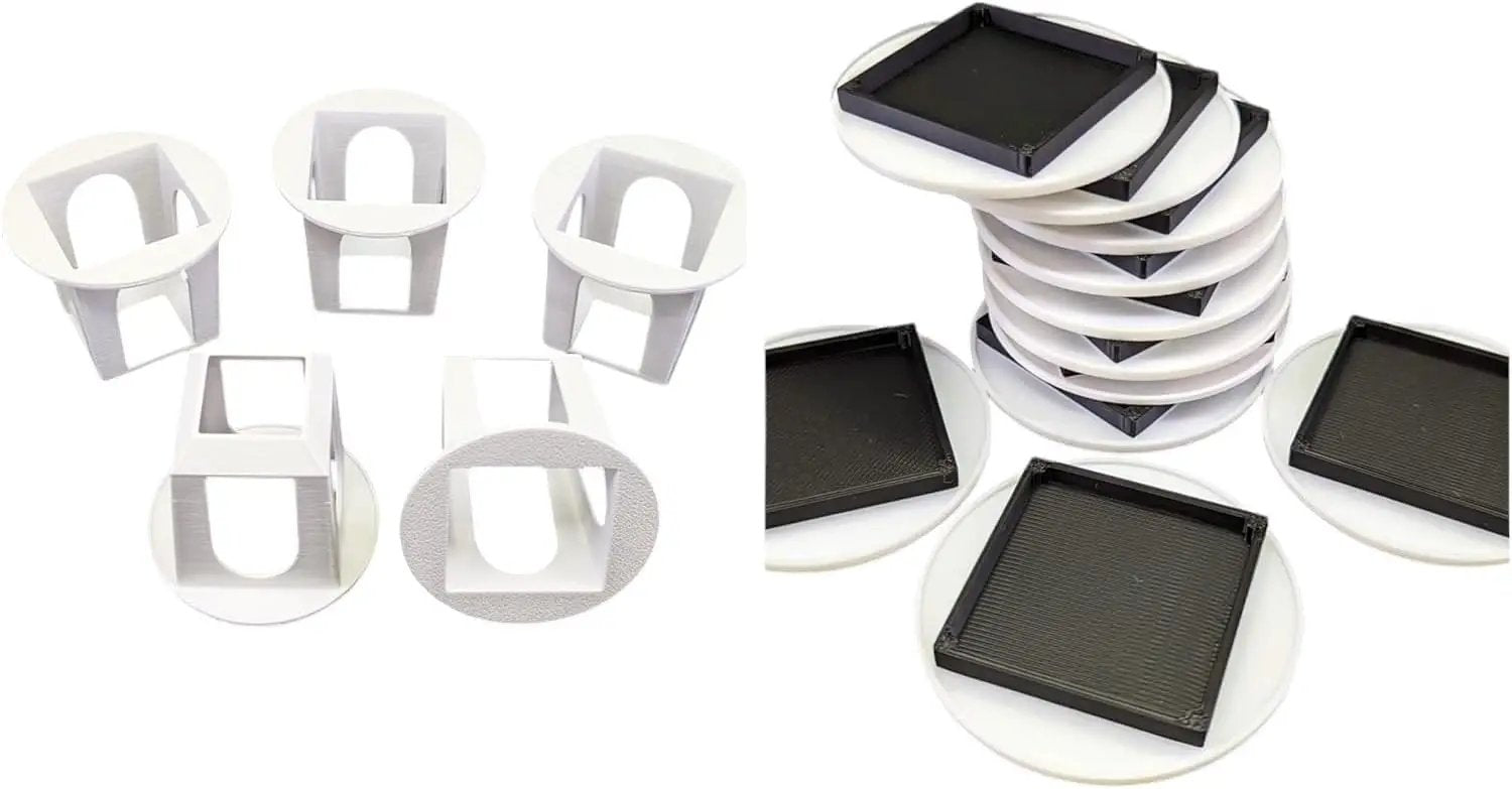 Grow Cubes for Hydroponic System/Compatible with Gardyn (10 Grow Cubes / 10 W&B caps) by GreenHaven Gardens