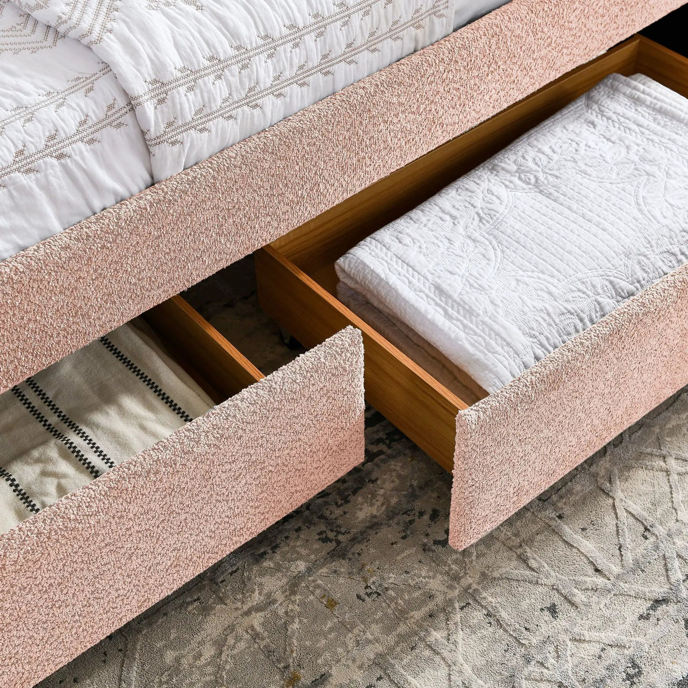 Upholstered Daybed & 2 Drawers by Unique Piece Furniture