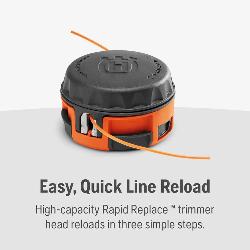 Husqvarna 130L Gas String Trimmer, 28-cc 2-Cycle, 18-Inch Straight Shaft Gas Weed Wacker with Rapid Replace Trimmer Head for Seamless String Reloading, 970514405 by GreenHaven Gardens