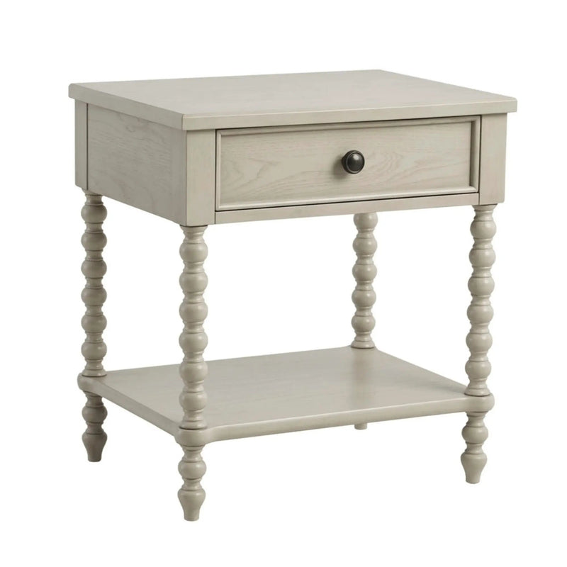 Traditional Durable Nightstand Table With Drawer And Shelf by HouseOfZazla