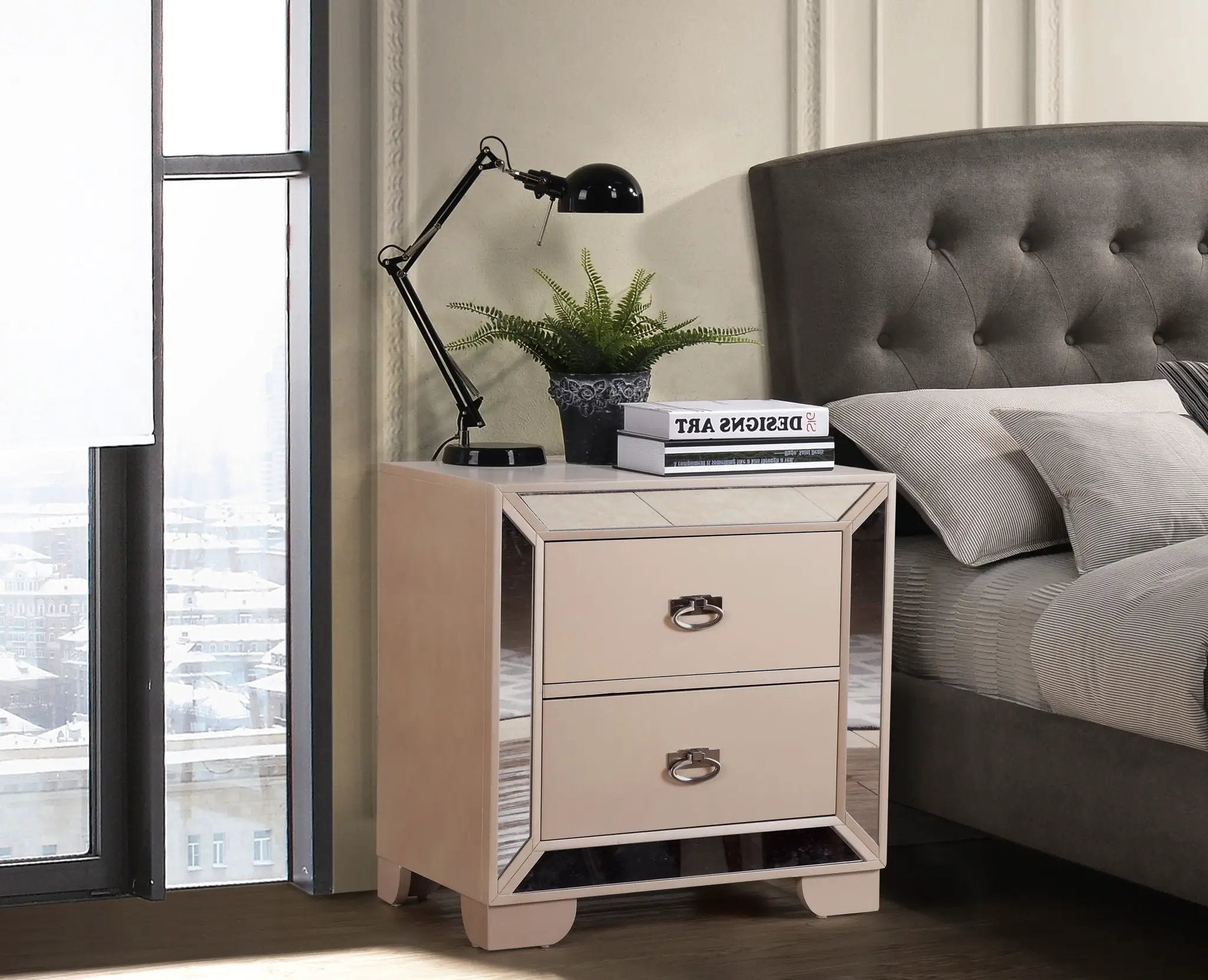 Contemporary Nightstand With Versatility by Unique Piece Furniture