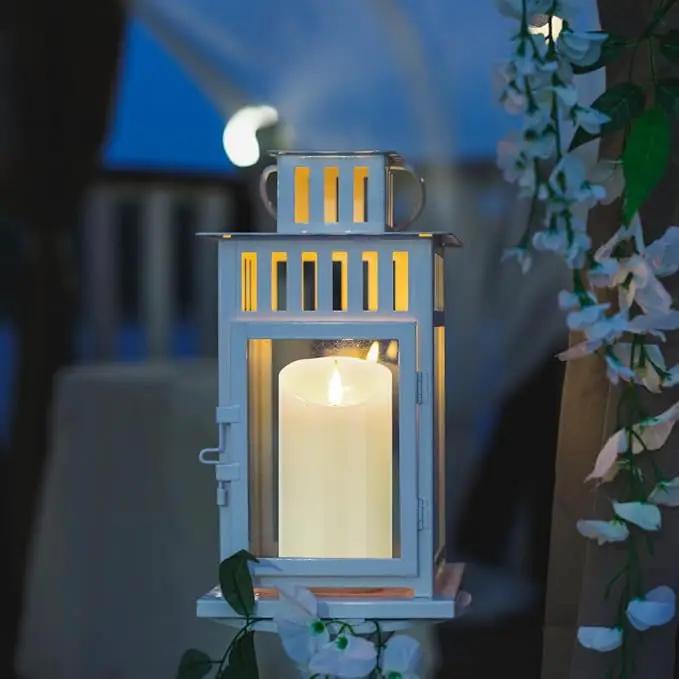 Tappovaly Flameless Flickering Battery Operated Candles 2pack Real Wax Pillar LED Candles with 10-Key Remote Control and 24 Hours Timer for Wedding, Party, Home Decoration (Ivory) by GreenHaven Gardens