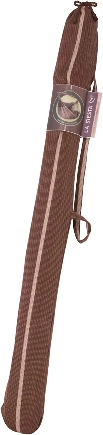 LA SIESTA® - XL King Habana Cotton Hammock Chair & CasaMount - Hanging Chair w/Suspension Kit for Walls Ceilings & Square Beams - Indoor Outdoor Swing Hanging Chair Bedroom Patio Balcony - Chocolate by GreenHaven Gardens