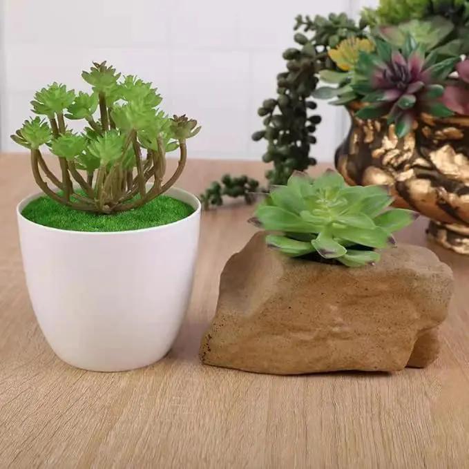 18 Pack Artificial Succulents Realistic Textured Fake Succulents Unpotted Artificial Cactus Plant Suitable for Garden Home Office Greening and Decoration by GreenHaven Gardens