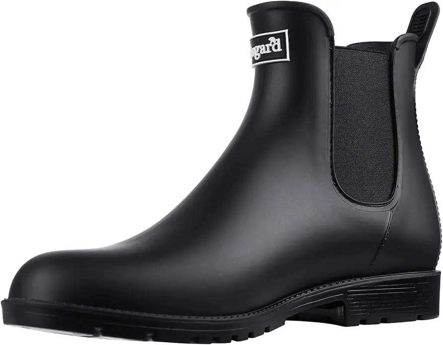 Asgard Women's Ankle Rain Boots Waterproof Chelsea Boots by GreenHaven Gardens