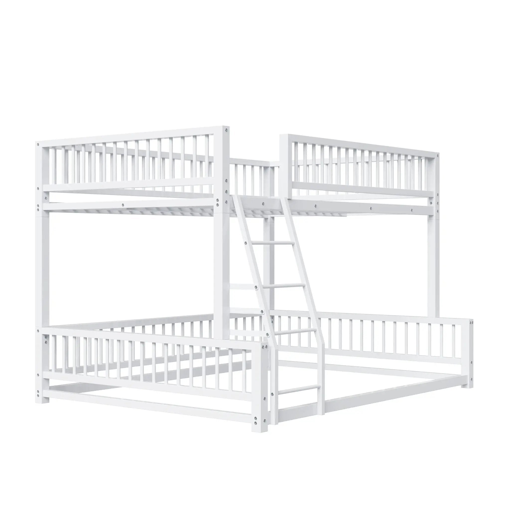 Bunk Bed With Ladder And Safety Guardrails by HouseOfZazla