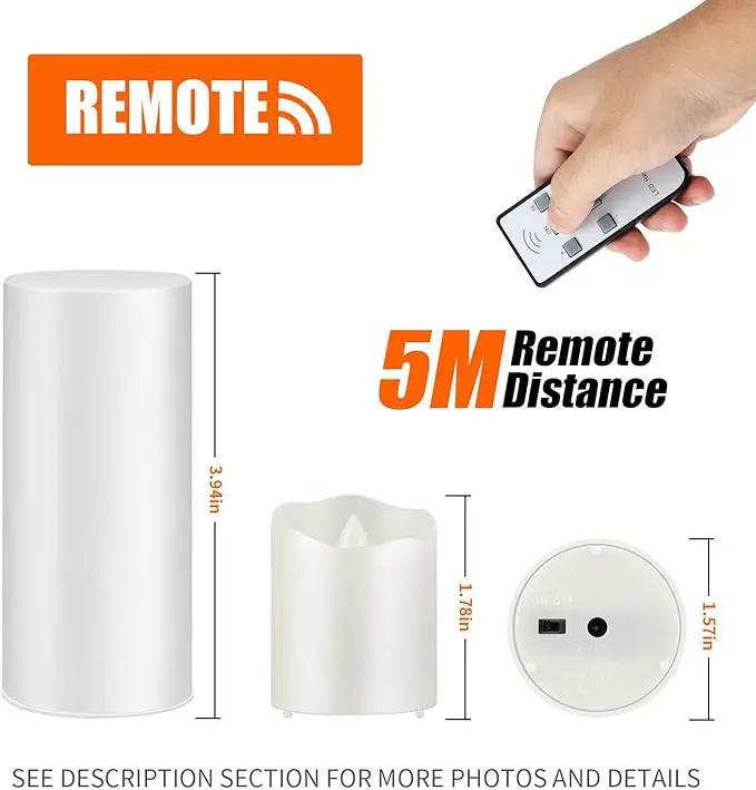 Rechargeable Tea Lights LED Flameless Christmas Candles, Set of 6 Electric Votive Tealights Flickering Candle with Remote Timer and Charging Holder for Home Centerpiece Party Holiday Decorations by GreenHaven Gardens