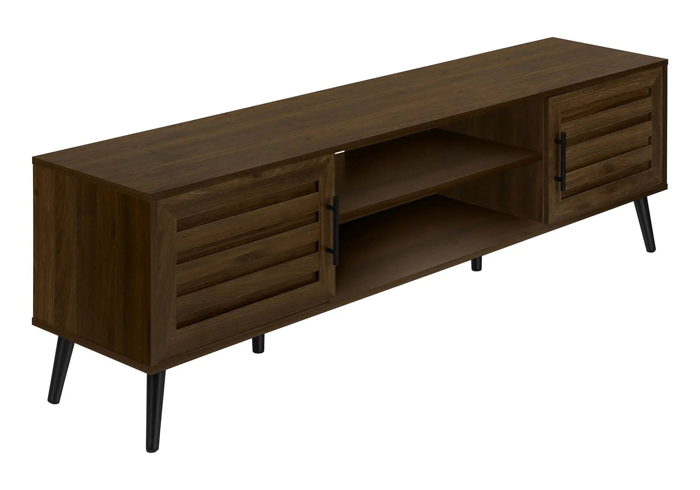 72-Inch Transitional TV Stand Console with Storage by HouseOfZazla