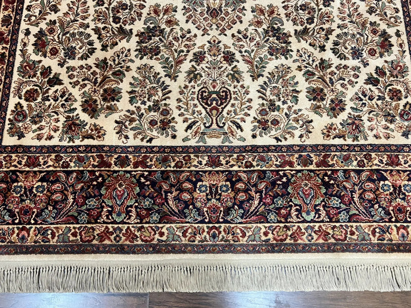 Karastan Rug 8' 8" x 12', Ivory Sarouk #760, Original Karastan Carpet 700 Series, Wool Karastan Area Rug, USA Made, Large Karastan w/ Label by Jewel Rugs