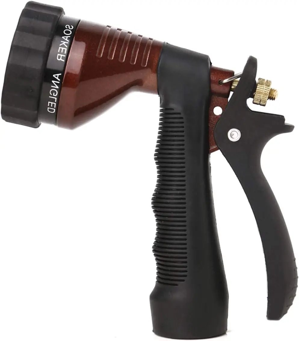 GREEN MOUNT Water Hose Nozzle Spray Nozzle, Metal Garden Hose Nozzle with Adjustable Spray Patterns, Perfect for Watering Plants, Washing Cars by GreenHaven Gardens