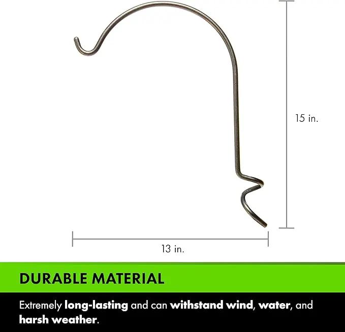 Yard Butler Yard Tree Supplies - Beautiful Home Decor for Garden, Lawn, or Indoors - Perfect for Hanging Plants, Bird Feeders, Laterns, or Wind Chimes, Tree Hook by GreenHaven Gardens