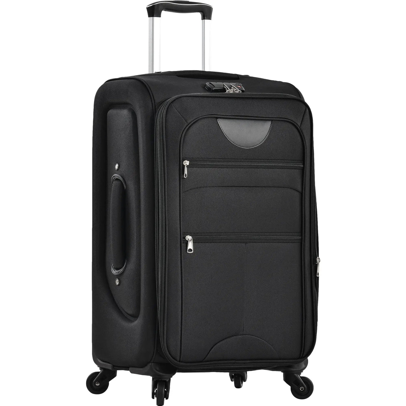 Softside Luggage Expandable 3 Piece Set Suitcase Upright Spinner Softshell Lightweight Luggage Travel Set by HouseOfZazla