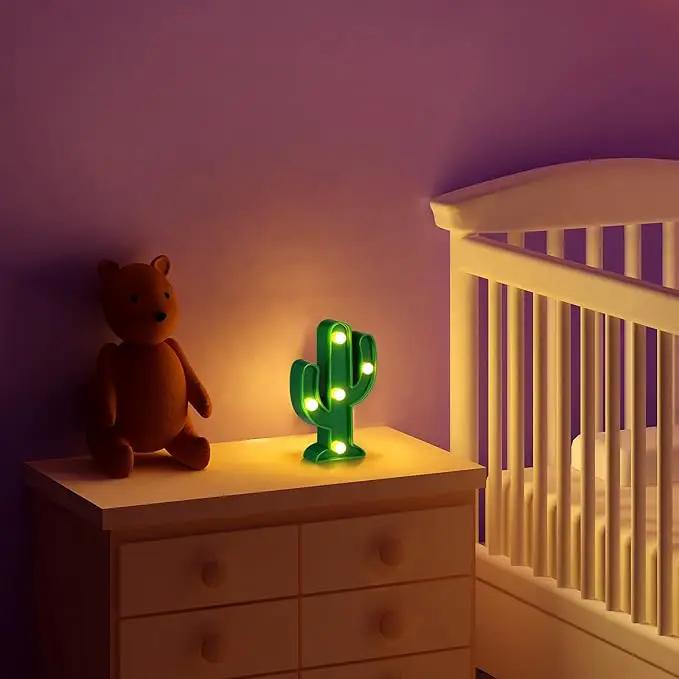 Kathfly 12 Pieces Western Party Decor Cactus Light Centerpieces Mexican Fiesta Party Decorations Night LED Tabletop Lamp Cactus Cute Mini Light for Bedroom Garden Home Cinco De Mayo Gift by GreenHaven Gardens