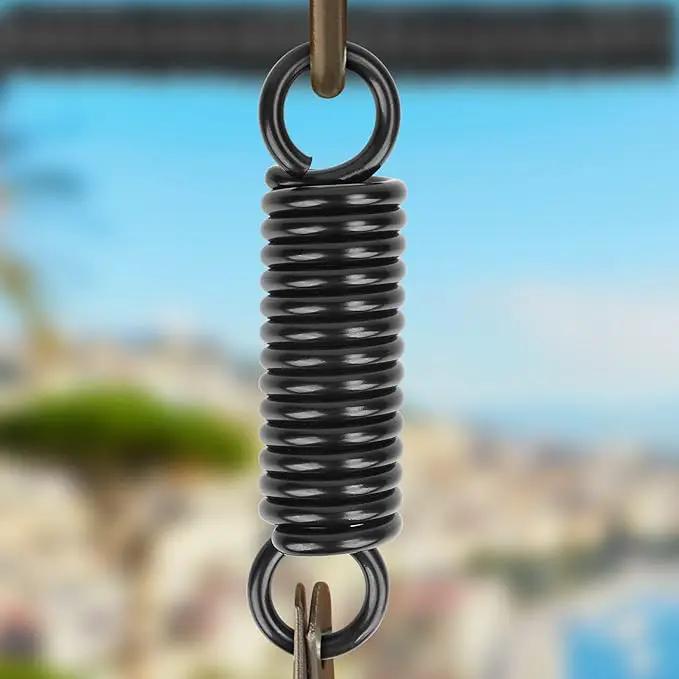 Hammock Spring Swing Hanging Hook for Chair Porch Yoga Tree Sandbag,500lbs Weight Capacity,Black by GreenHaven Gardens