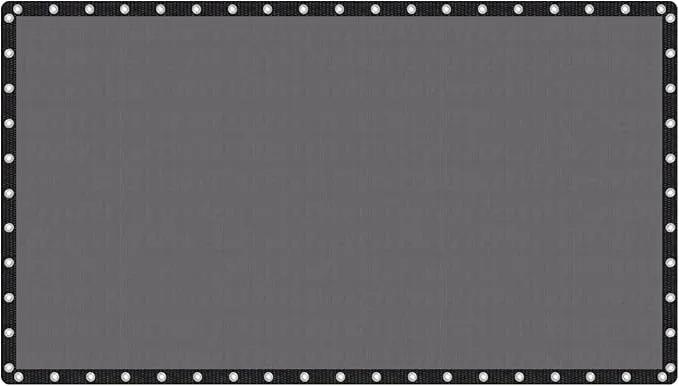VICLLAX Shade Fabric Sun Shade Cloth Privacy Screen with Grommets for Patio Garden Pergola Cover Canopy 20x36 FT, Grey by GreenHaven Gardens