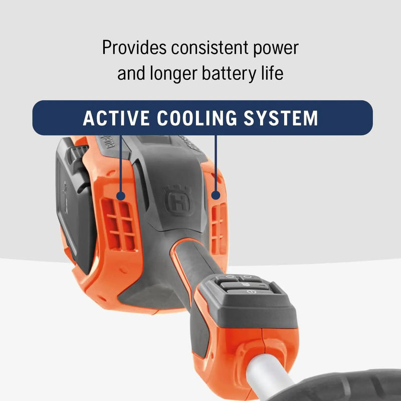 Husqvarna WeedEater 320iL Cordless String Trimmer with 4 Ah Battery and Charger, 16-Inch Straight Shaft Electric Weed Eater with Rapid Replace Trimmer Head for Seamless String Reloading, 970480104 by GreenHaven Gardens