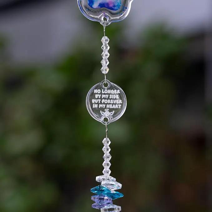 Pet Memorial Suncatcher, Dog Memorial Gifts for Loss of Dog, Dog Passing Away Gifts, Pet Memorial Gifts for Dogs, Cat Memorial Gifts for Loss of Cat, Dog Remembrance Gift by GreenHaven Gardens