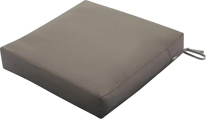 Classic Accessories Ravenna Water-Resistant Patio Lounge Chair/Loveseat Cushion, 25 x 27 x 5 Inch, Dark Taupe by GreenHaven Gardens