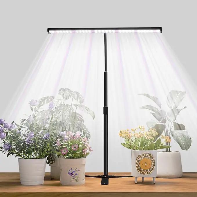Super-Bright Grow Light for Indoor Plants, 6000K 108LEDs Full Spectrum Plant Lamp with Timer 4/8/12Hrs & Height Extendable for Home Office Desktop Plants, 12V 3A High Power Output for Faster Growth by GreenHaven Gardens