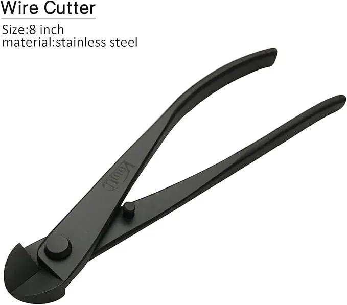 5-Piece Bonsai Tool Set,Knob Cutter,Concave Cutter,Wire Cutter,Jin Pliers,Bonsai Scissors by GreenHaven Gardens