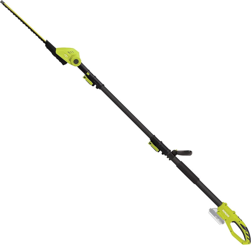 Sun Joe 24V-GTS4004-XT 24V IONMAX Blower,Hedge Trimmer & 8-in Pole Saw Kit w/2x24V 2.0-Ah Batt, Charger & Pole by GreenHaven Gardens