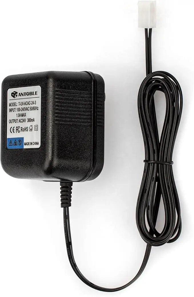 ANTOBLE Sprinkler System Power Supply Transformer 24V 300mA Irrigation Timers System Power Cord Replacement Part AC Adapter Charger Indoor Sprinkler Controller Irrigation System Accessories by GreenHaven Gardens