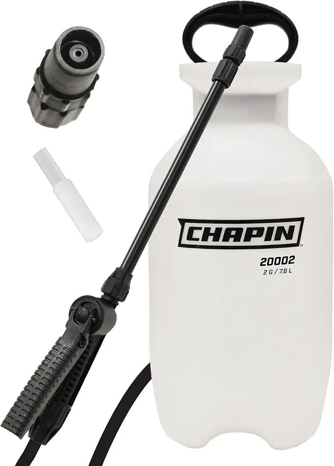Chapin 20002 Made in USA 2 -Gallon Lawn and Garden Pump Pressured Sprayer, for Spraying Plants, Garden Watering, Lawns, Weeds and Pests, Translucent White by GreenHaven Gardens