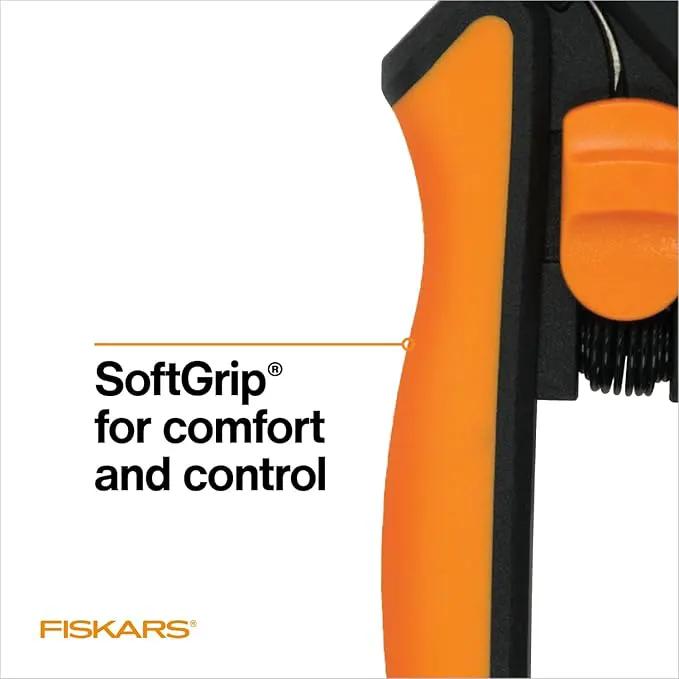 Fiskars 6" Pruning Scissors for Flower Stems, Herbs, Buds, and Small Plants, Garden Snips with Stainless Steel Blades, Gardening Trimmers with Comfortable Handle by GreenHaven Gardens
