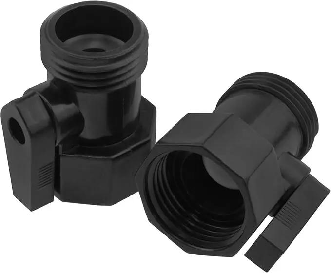 3/4Inch Plastic Garden Hose Connector Garden Hose Shut Off Valve Plastic for Irrigation System Garden Sprayer Sprinkler 4PCS by GreenHaven Gardens
