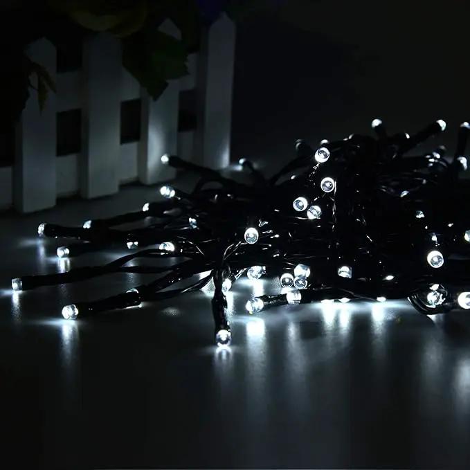 2 Pack 200 LED Solar String Lights, 85.2ft 8 Modes Solar String Lights for Outside, Waterproof and Solar Powered Outdoor String Lights for Holiday Christmas Yard Garden Tree Wedding Party (Cold White) by GreenHaven Gardens