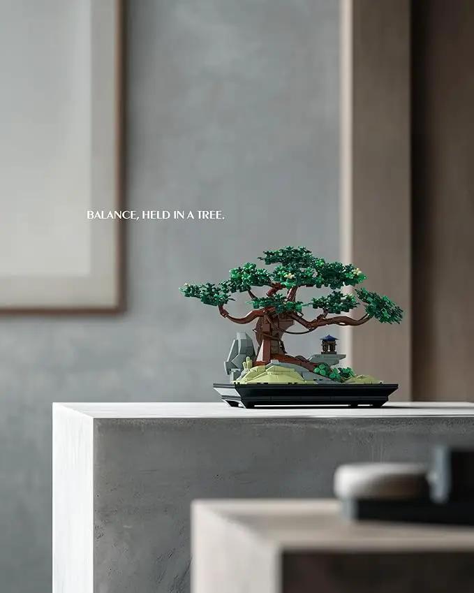 Nifeliz CHAN Bonsai Tree Building Set, Artificial Plant Model Toy for Desk or Home Decor, Peaceful Gift Idea for Adults and Nature Lovers (733 PCS, NF10322) by GreenHaven Gardens