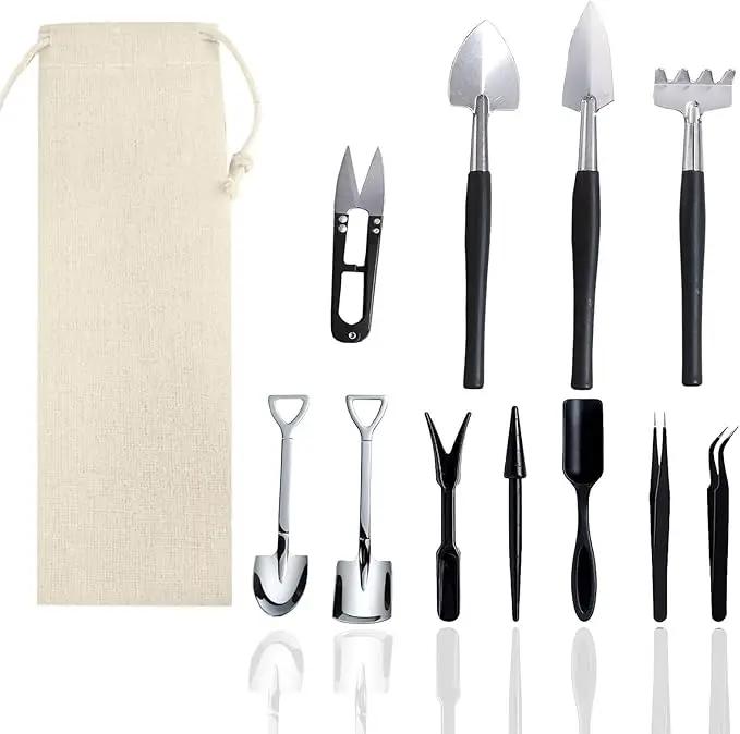 12 Pcs Succulent Tools Set Mini Transplanting Garden Tools Kit for Indoor Gardening Flower Pot Cactus Care by GreenHaven Gardens