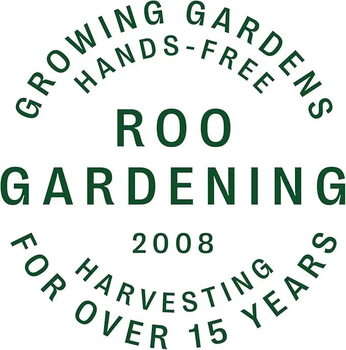 Roo Gardening Apron with Pockets & Harvesting, Picking Pouch - Adjustable, Water-resistant, Washable Canvas Cotton by GreenHaven Gardens
