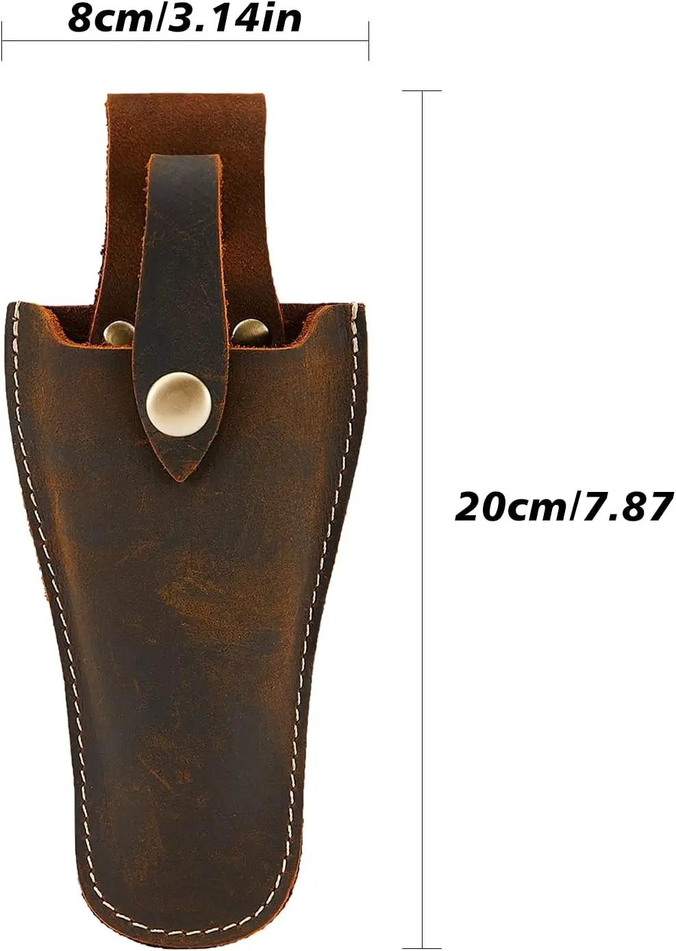 Plier Holder for Belt, Durable Leather Sheath Pouch Holder Gardening Tools Holster Belt Case for Garden Pruning Pliers Shears Scissors or Knife,Tools Gifts for Men Dad Husband Boyfriend by GreenHaven Gardens