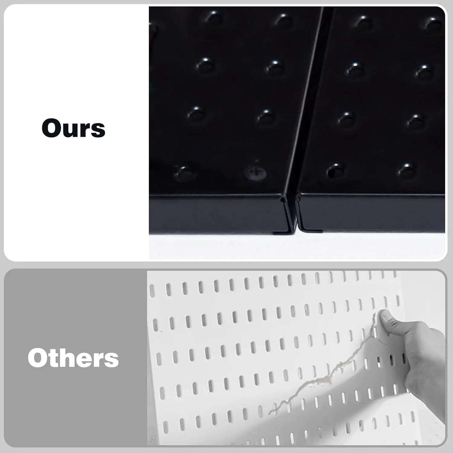 48x24 inch Black Metal Pegboard Kit for Wall Organization with Hooks, Garage Storage Bins, and Utility Tool Board, Efficient Tool Organizer Peg Board by GreenHaven Gardens