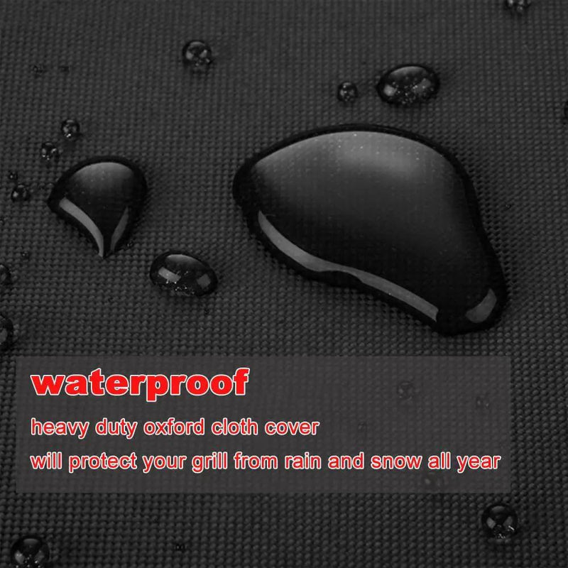 Grill Cover, 32-Inch Waterproof UV Resistant Heavy Duty Small BBQ Grill Cover for Outdoor Grill, Fit for Nexgrill Brinkmann Weber Char-Broil and More by GreenHaven Gardens