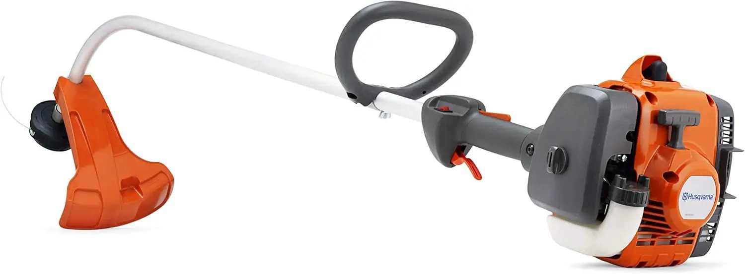 Husqvarna 122C Gas String Trimmer, 22-cc 2-Cycle, 17-inch Curved Shaft Gas String Trimmer with Tap N' Go Trimmer Head, 966712701 by GreenHaven Gardens