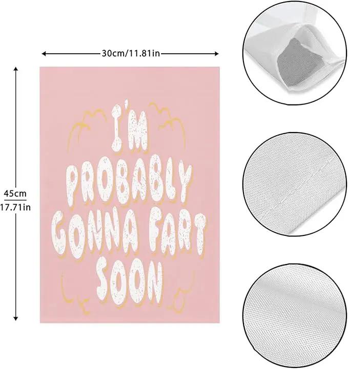 I’m probably gonnas fart soon Garden Flag 12x18 Double Sided Small Banner for Indoor by GreenHaven Gardens