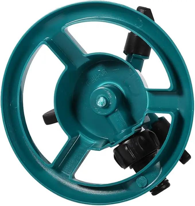 ViaGasaFamido Garden Sprinkler Automatic 360° Circle Rotating Watering Sprinkler Irrigation System Lawn Sprinkler with 3 Nozzle Pipe Hose for Yard Large Area by GreenHaven Gardens
