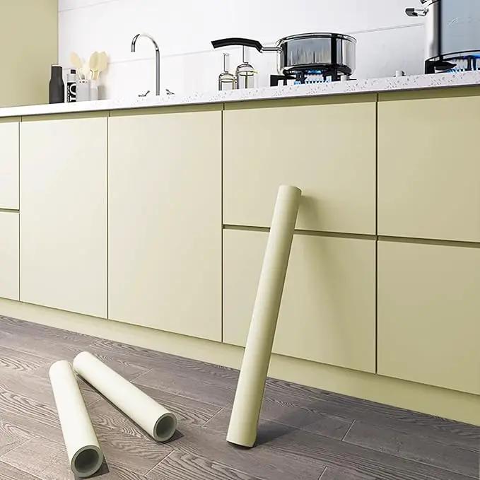 Dimoon 236''x11.8'' Beige Skin Peel and Stick Wallpaper Contact Paper Modern Self Adhesive Wall Paper Removable Renter Friendly Textured Solid Shelf Cabinet Vinyl Roll (236''x11.8'',Beige Skin) by GreenHaven Gardens