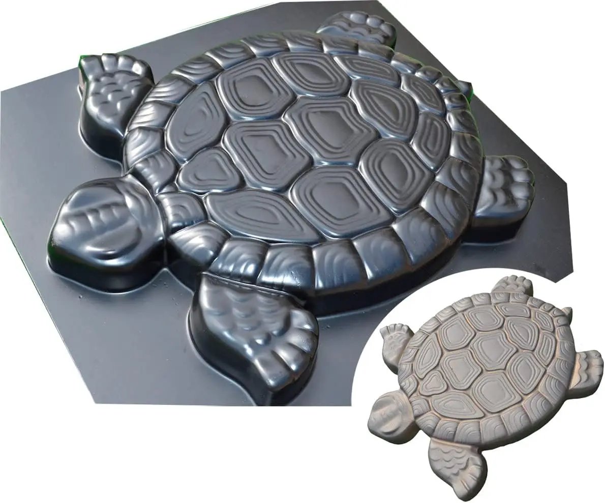 SvitMolds Mold DIY Turtle Shape Stepping Stone Mold Turtle Decorative Stepping Stone Mould Concrete Cement Mould DIY Personalized Manual Garden Lawn Pathmate Paving Pavement Paver (S02) by GreenHaven Gardens