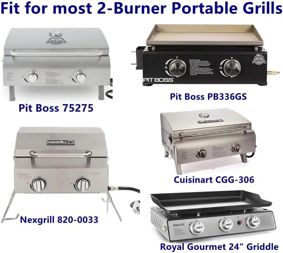 Heavy Duty 24 Inch Grill Cover Compatible with Cuisinart CGG-306, Royal Gourmet 24’’ Tabletop Griddle PD1301R/ PD1301S, Ninja OG751, Compatible with Pit Boss 75275 & PB336GS by GreenHaven Gardens