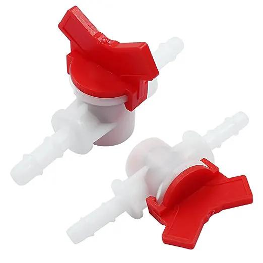 Murtenze 2Pcs 5/16 inch Hose Barbed Ball Valve Drip Irrigation Ball Valve Shut Off Switch for Drip Irrigation and Aquariums by GreenHaven Gardens