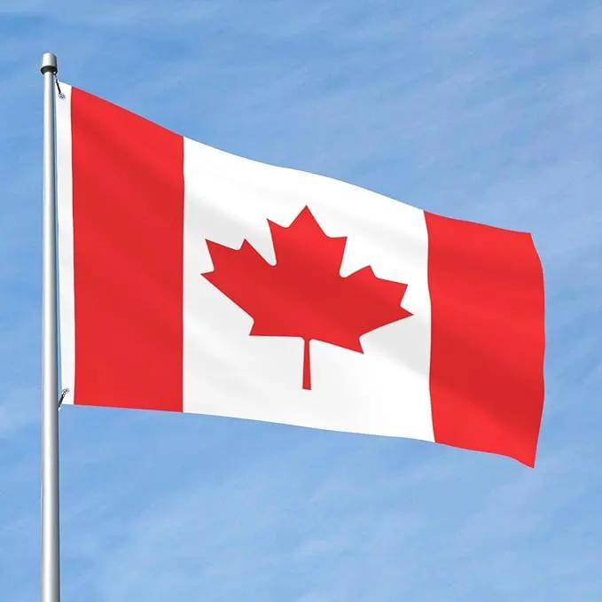Canada Canadian Flag Garden Yard House 2x3 ft Flags Double Sided Print Banner Indoor Outdoor Party Home Decorations for Boat Dorm House Balcony by GreenHaven Gardens