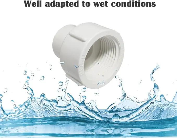 8PCS 1 to 3/4 Inch Double Female Threaded PVC Adapter Pressure Fittings 1" to 3/4" Female to Female Thread Coupling Pipe Fitting Connector for Garden Works HE046-1x3/4 by GreenHaven Gardens